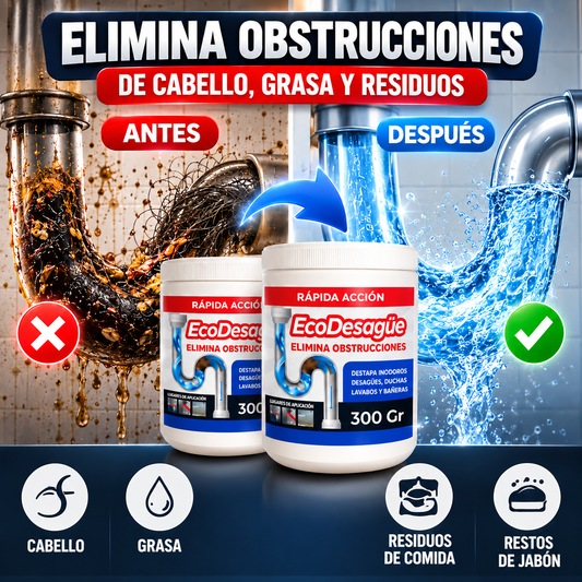 Combo 2 Destapador Cañeria - Adiós Atascos, Hola Tuberías Libres en Minutos